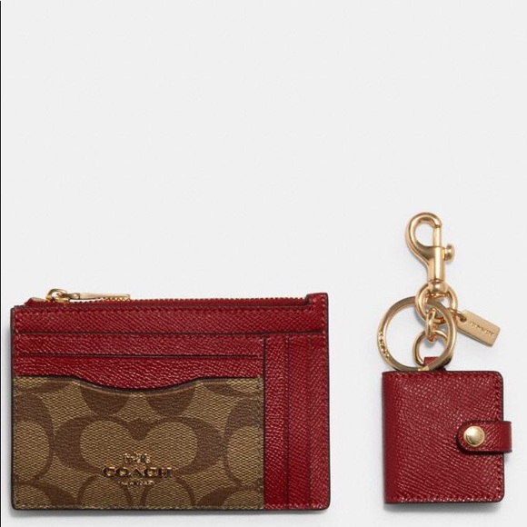 NWT Coach small card case with phone album